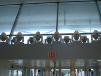 ニューヨーク・JFK空港にあったキュートなライト